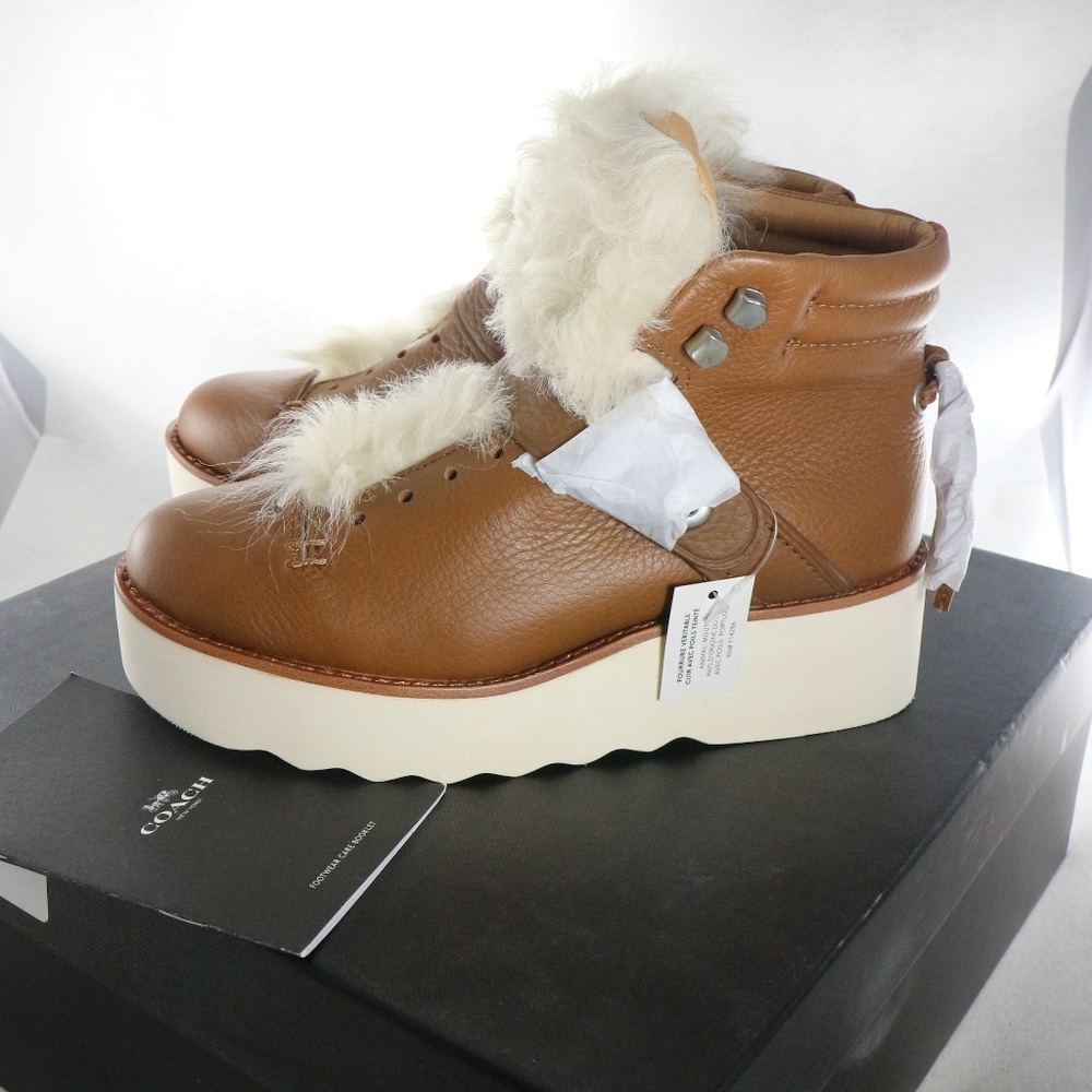 New COACH Women's Urban Hiker Boots Sz 5.5 US Women
